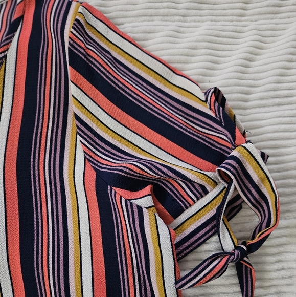 P.S. KATE Striped Multicolor Women's Top.Size XL - Picture 3 of 5